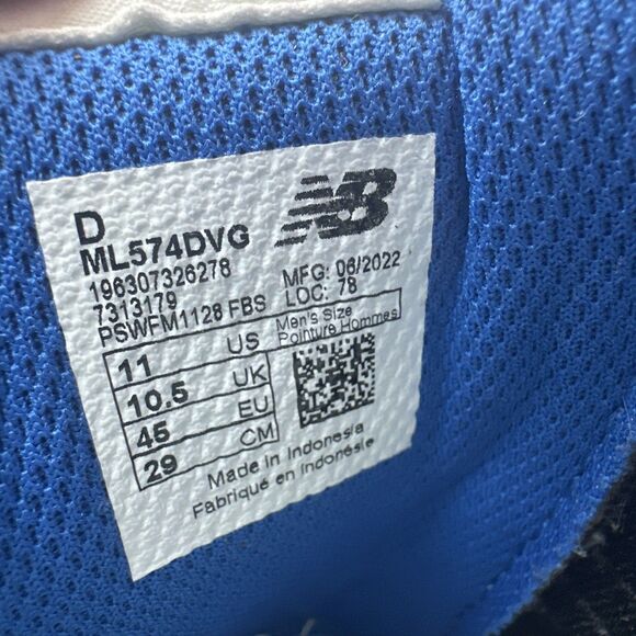 New Balance Green Suede Sneakers with Yellow and Blue Accents - Picture 9 of 9